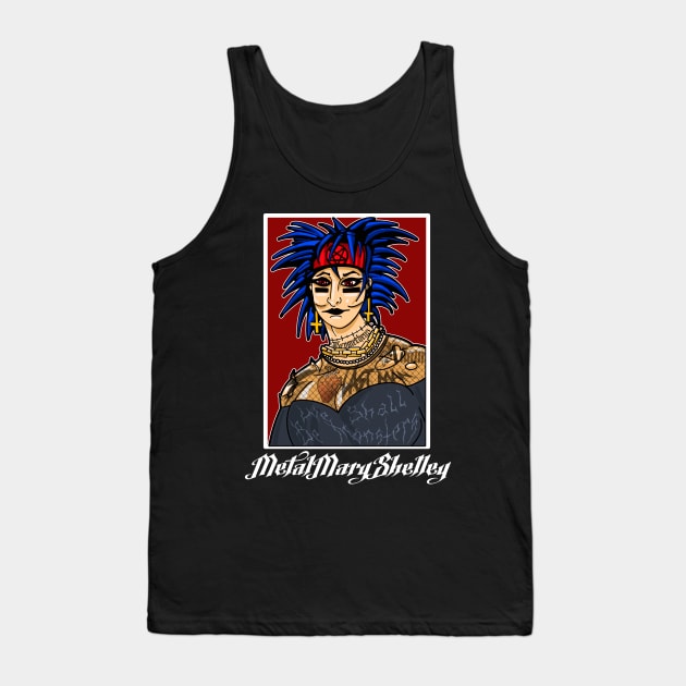 Metal Mary Shelley! Tank Top by GodsBurden